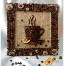 Кофе зерно для рукоделия,творчества и интерьера