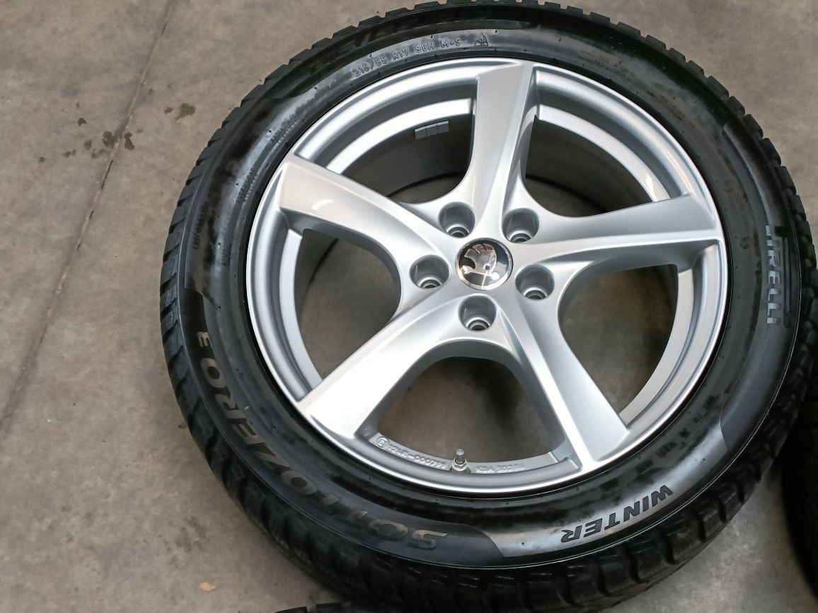 Kola zimowe Alufelgi Skoda 17 cali 5x112 Yeti Octavia Superb Karoq