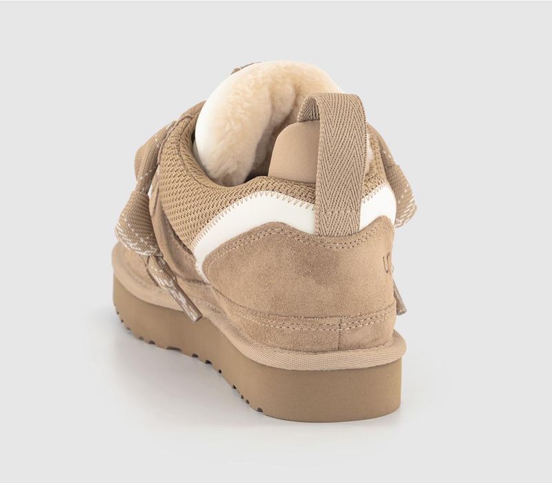 Оригінал UGG lowmel sneakers sand уггі кросівки пісочні бежеві