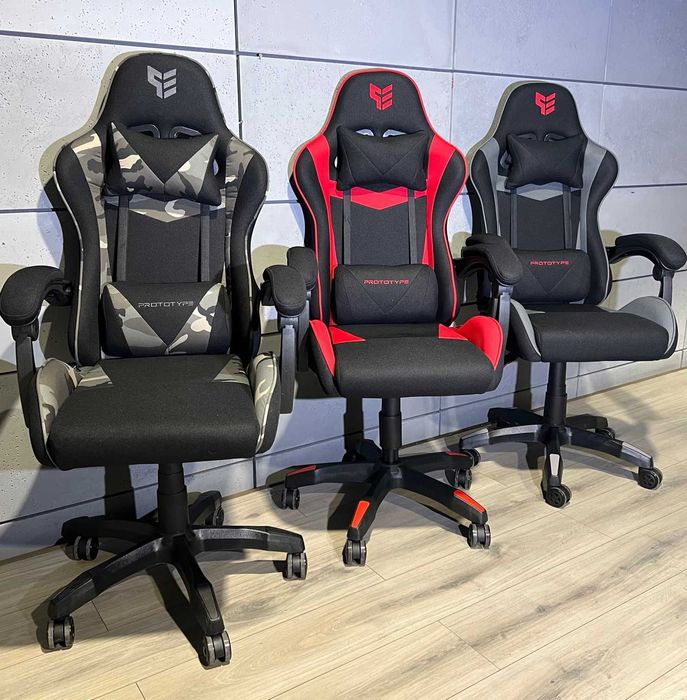 Fotel NOWY do biurka WYPRZEDAŻ gamingowy biurowy obrotowy GAMER