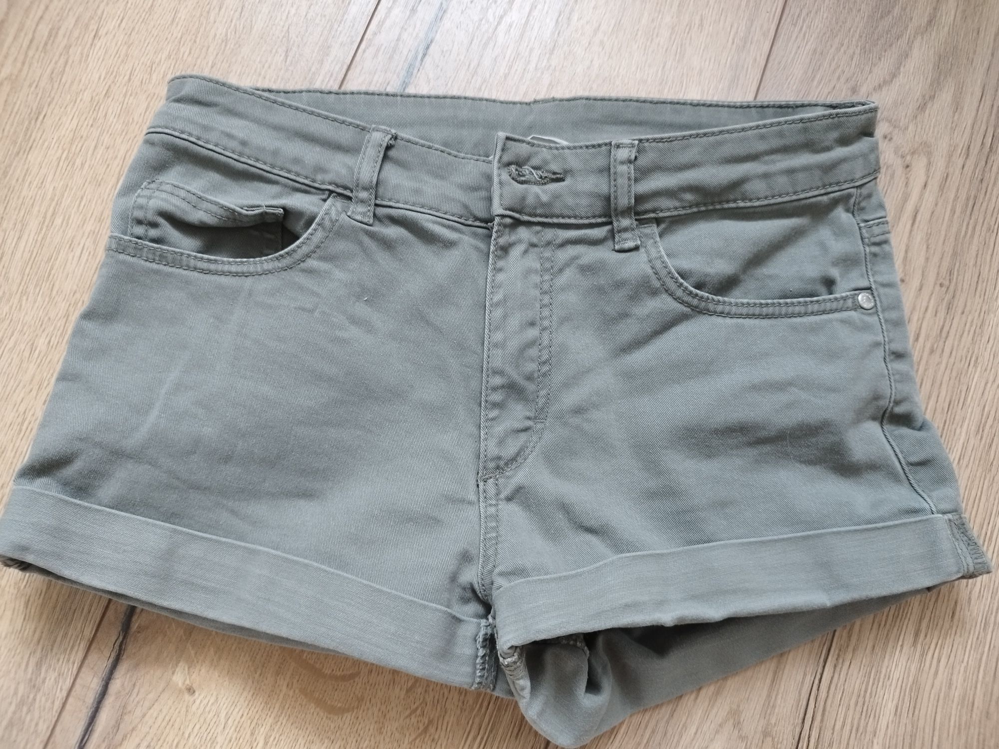 Spodenki szorty jeans H&M r.158