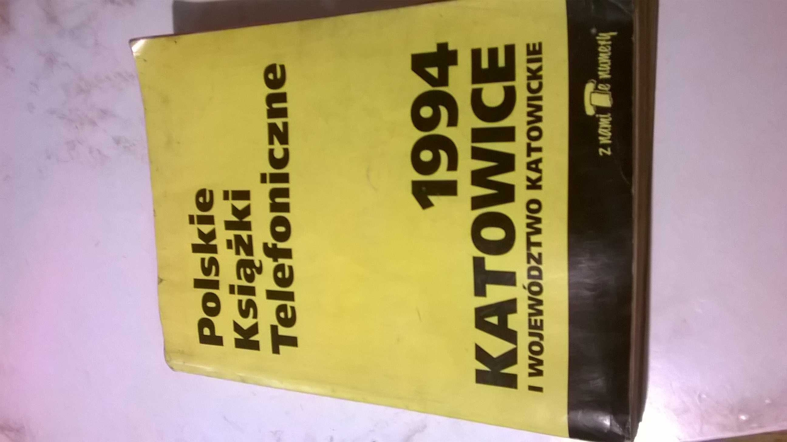 książka telefoniczna KATOWICE i wojew. katowickie - 1994 rok