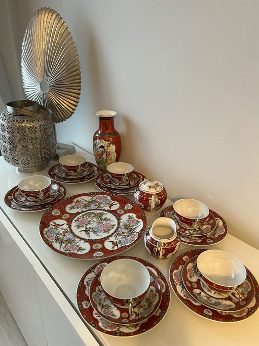 Komplet porcelany japońskiej