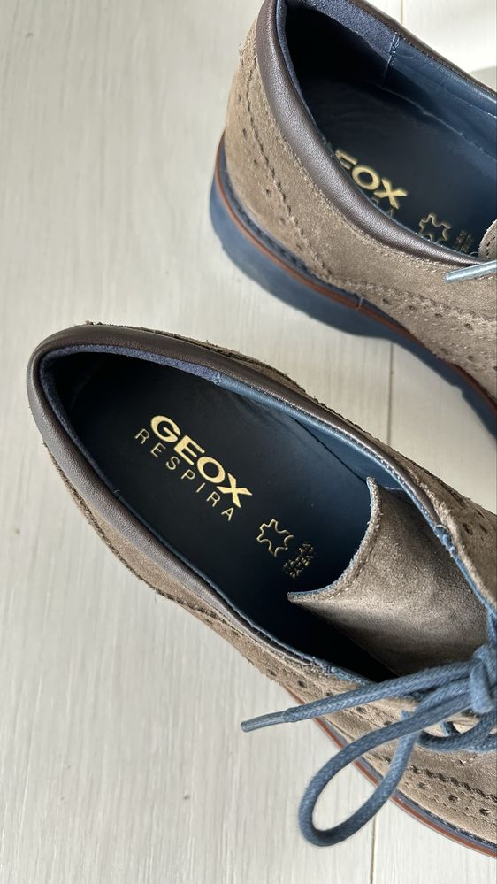 Замшеві туфлі GEOX чоловічі