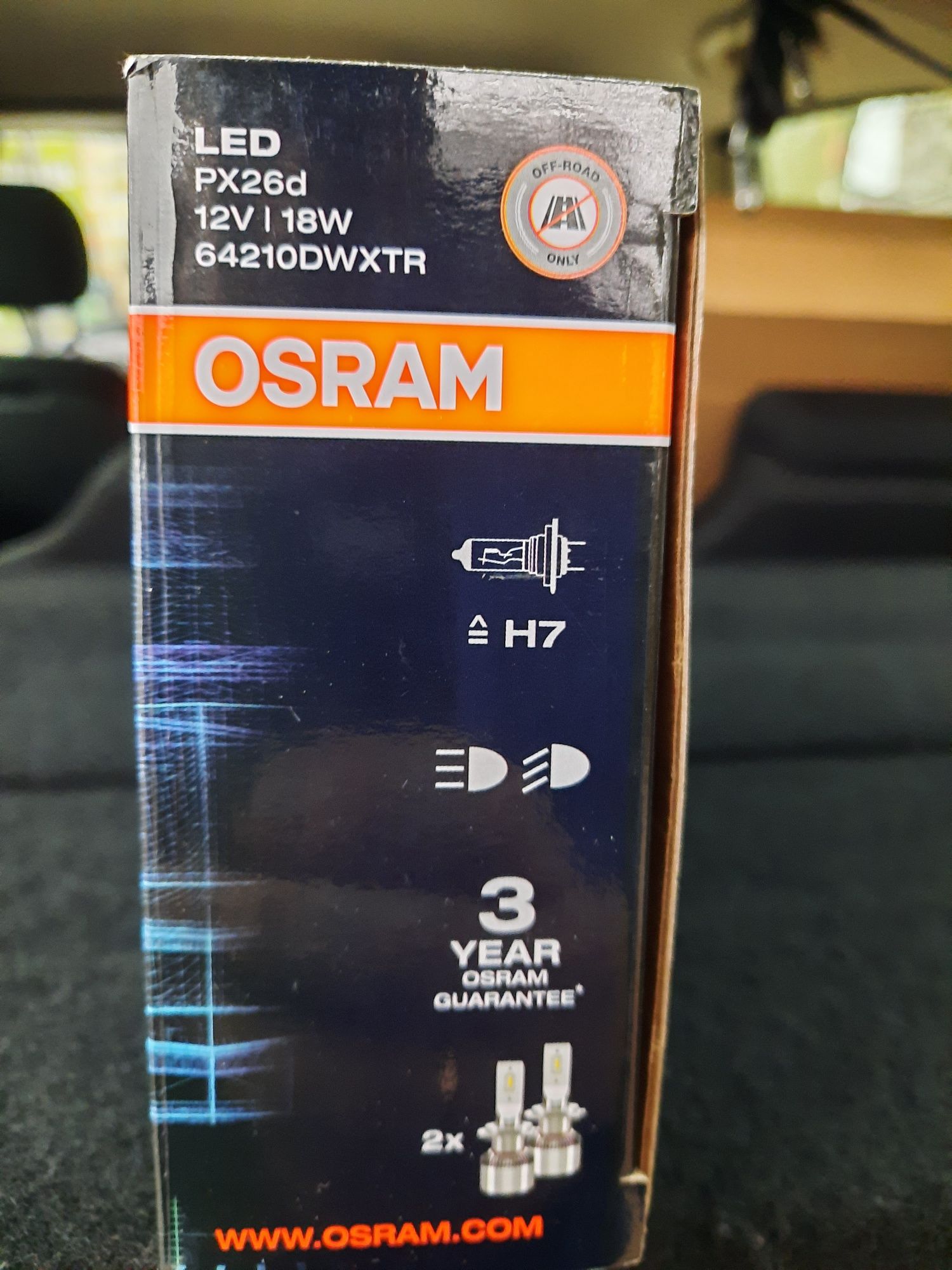 Żarówki  h7  led OSRAM