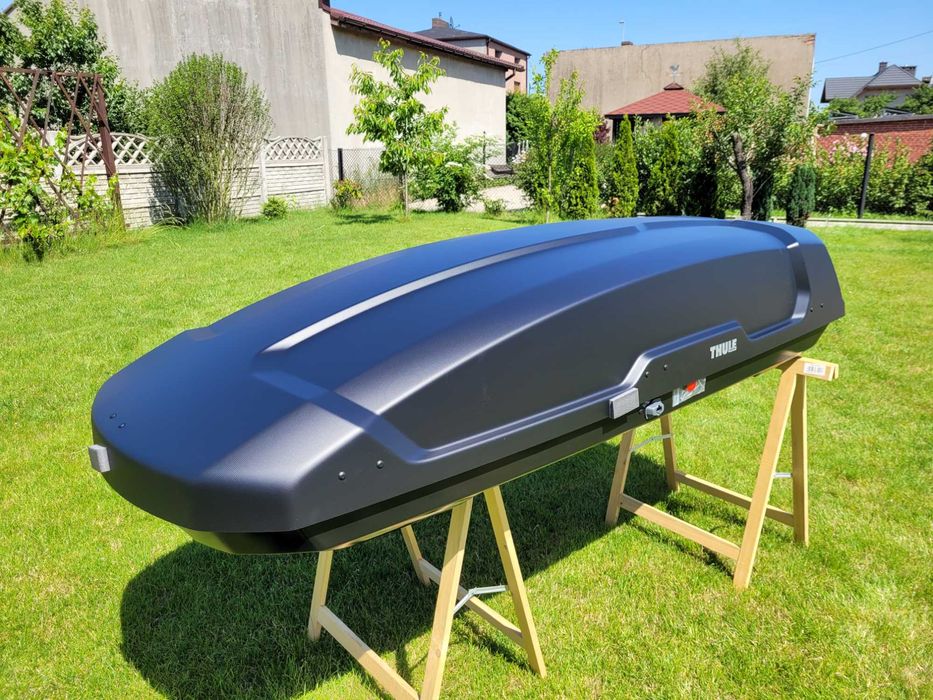 bagażnik box dachowy Thule Force XT XL box dachowy czarny aeroskin
