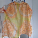 Duza apaszka chusta od plastyka 100% silk jedwab 86cm/88cm
