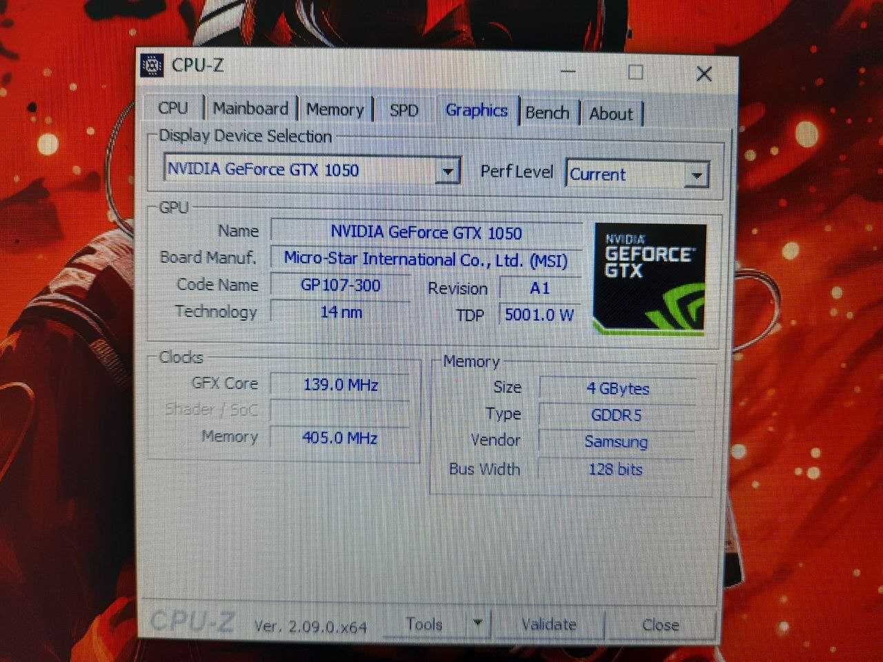 MSI GV72-7RD i7-7700HQ/1050 4gb/16gb RAM