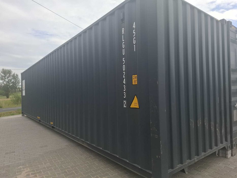 Kontener morski 40 HC   one way 2025   magazyn Antracytowy