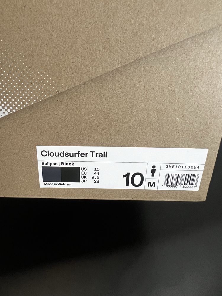 Buty do biegania On Running Cloudsurfer Trail eclipse/black
