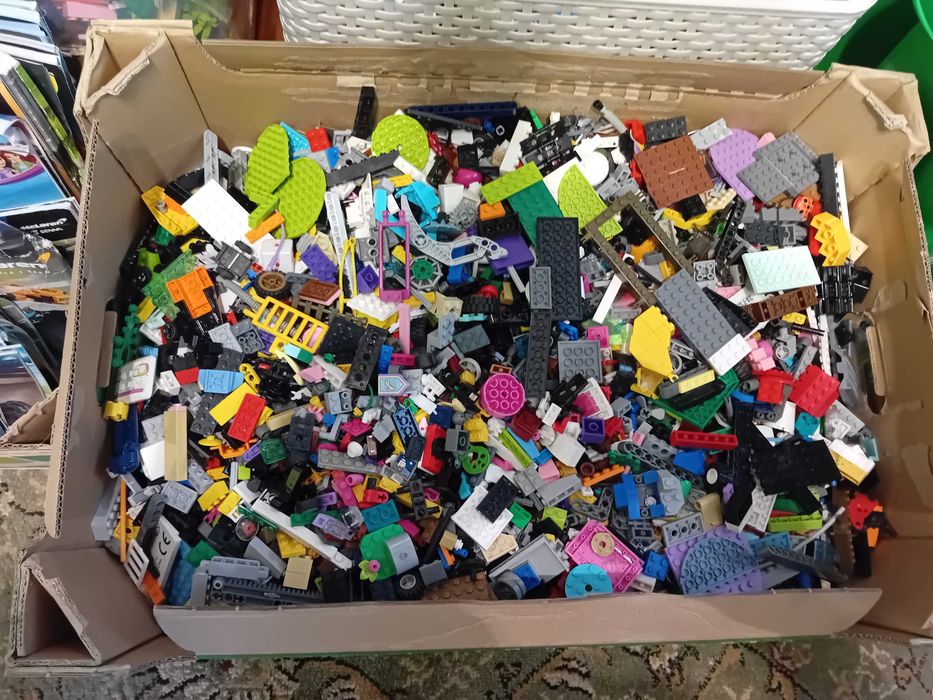 Klocki Lego Oryginalne i Kompatybilne, Mix 25 kg + Instrukcje, OKAZJA!