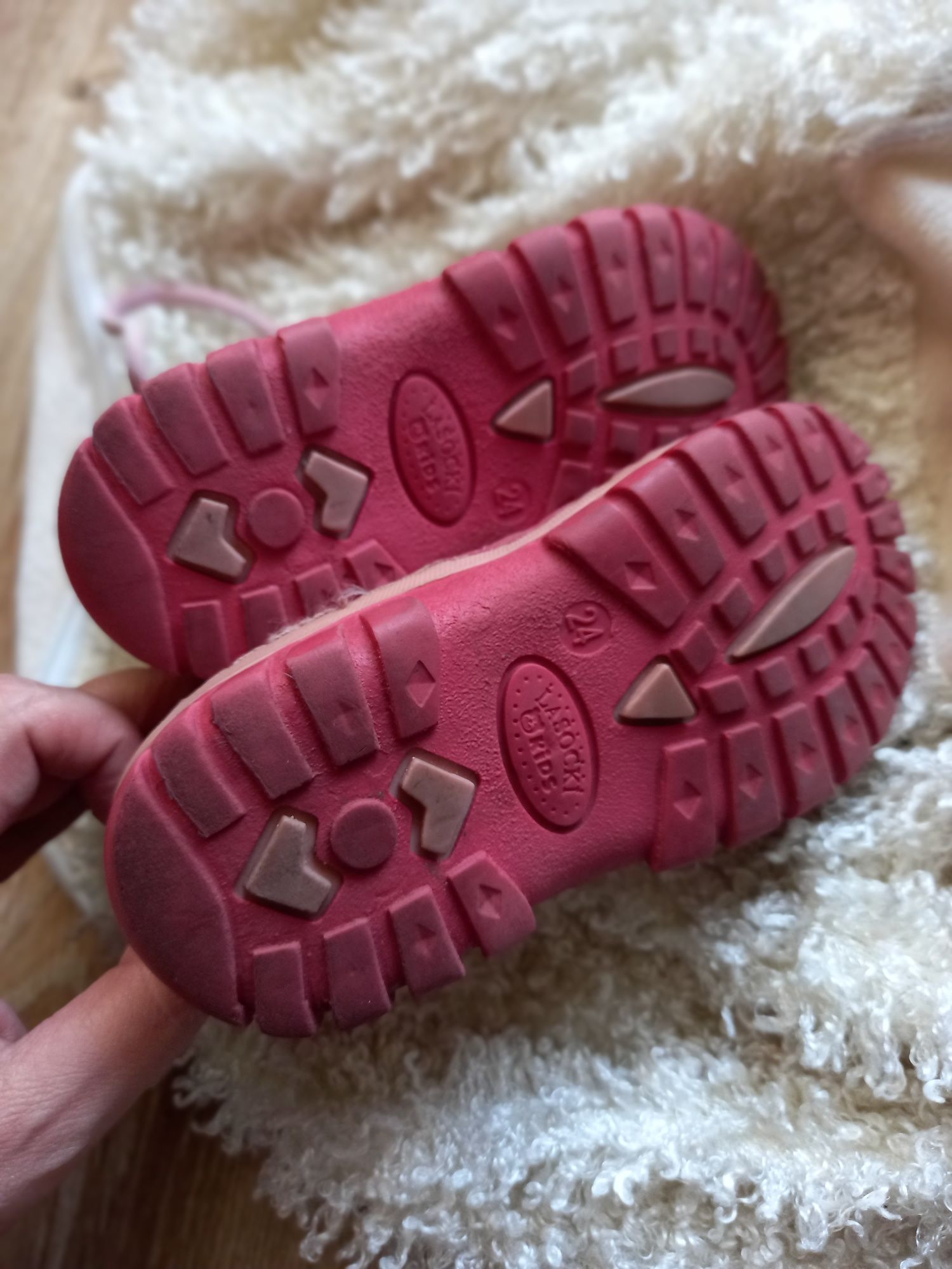Buty wiosna  jesień ocieplane Lasocki kids- rozmiar 24