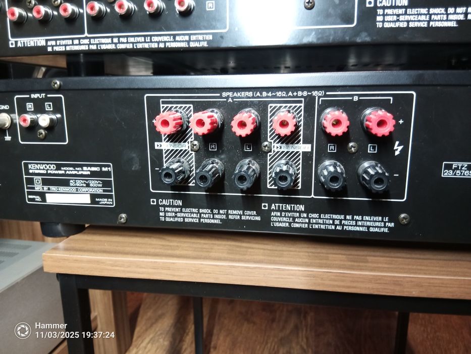 Kenwood Basic C1 M1 preamp+końcówka mocy