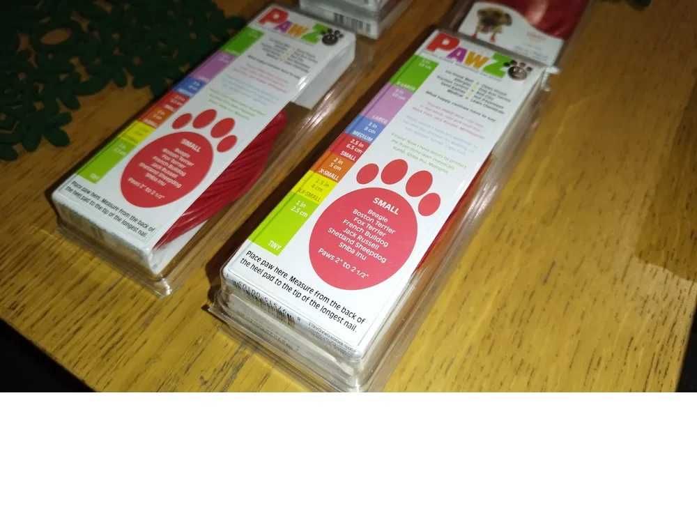 PAWZ - gumowe buty dla psa - zestaw 12 sztuk - rozmiar S