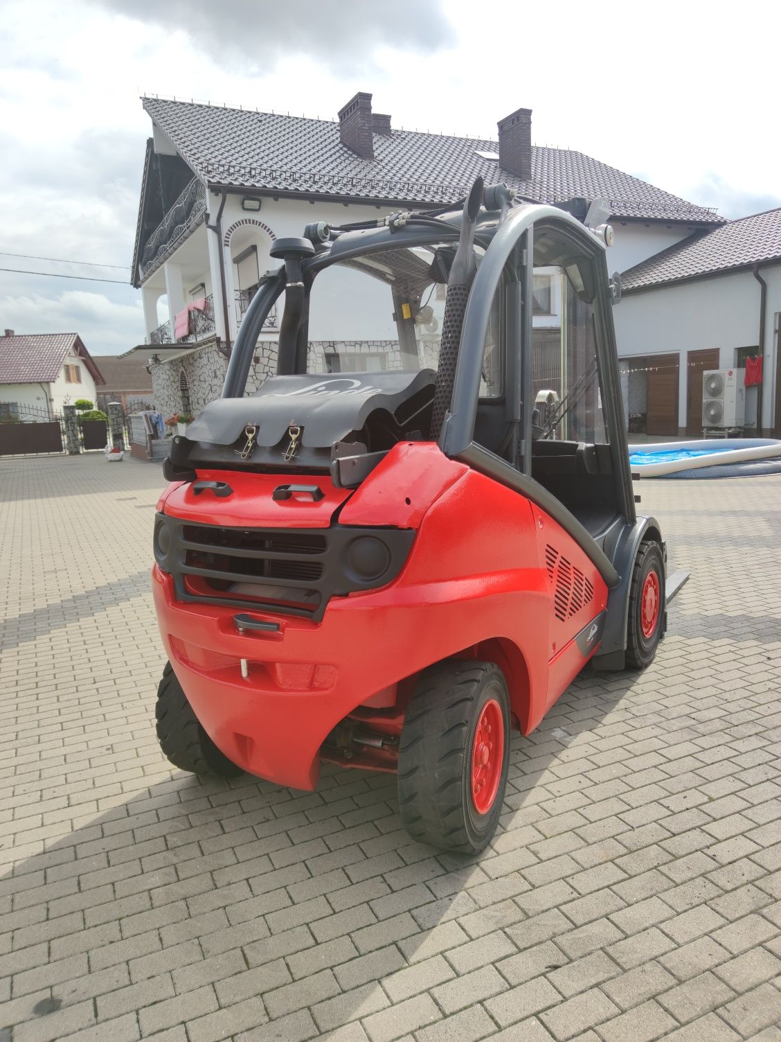 Wózek widłowy Linde H45 Triplex pozycjoner wideł