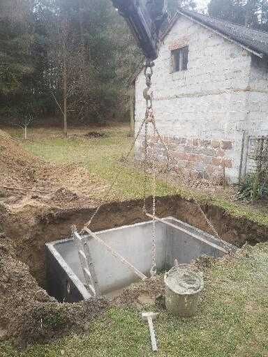 Szambo betonowe 10m3 zbiorniki na deszczówkę PPOŻ piwnice kanały