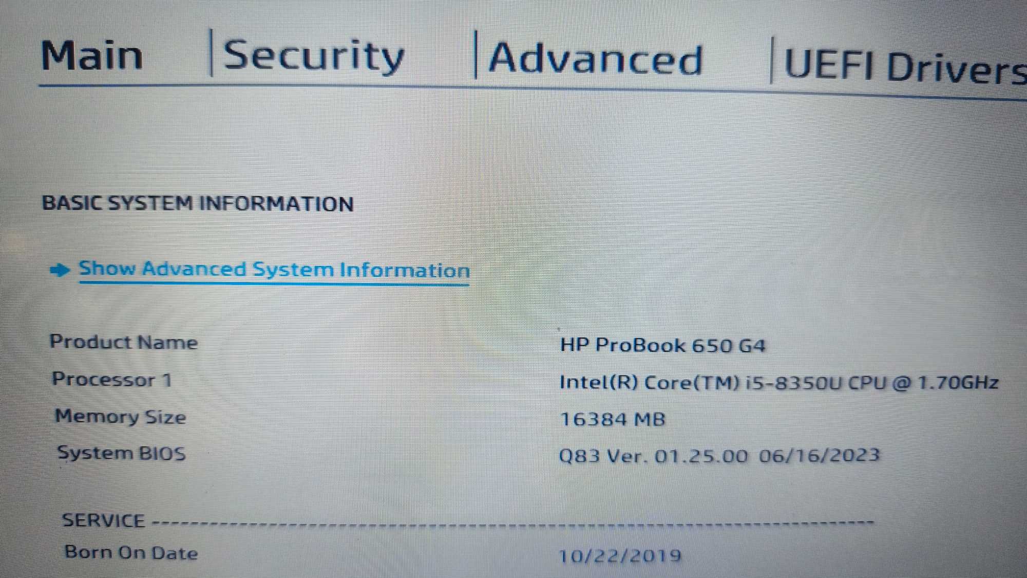 Portátil HP ProBook 650 G4 I5 - 8350 - 16GB