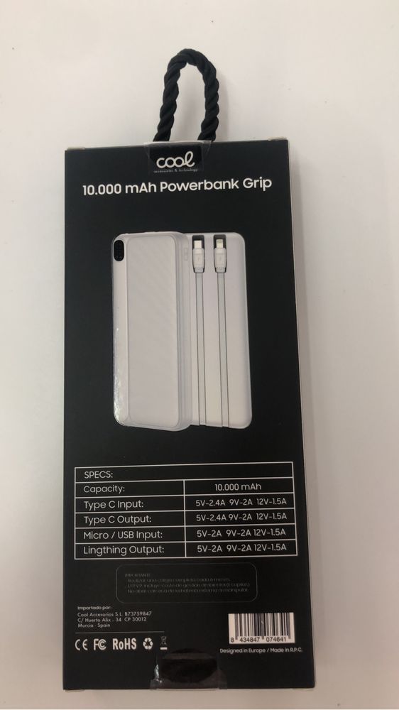 Power bank 10.000 mAh Grip