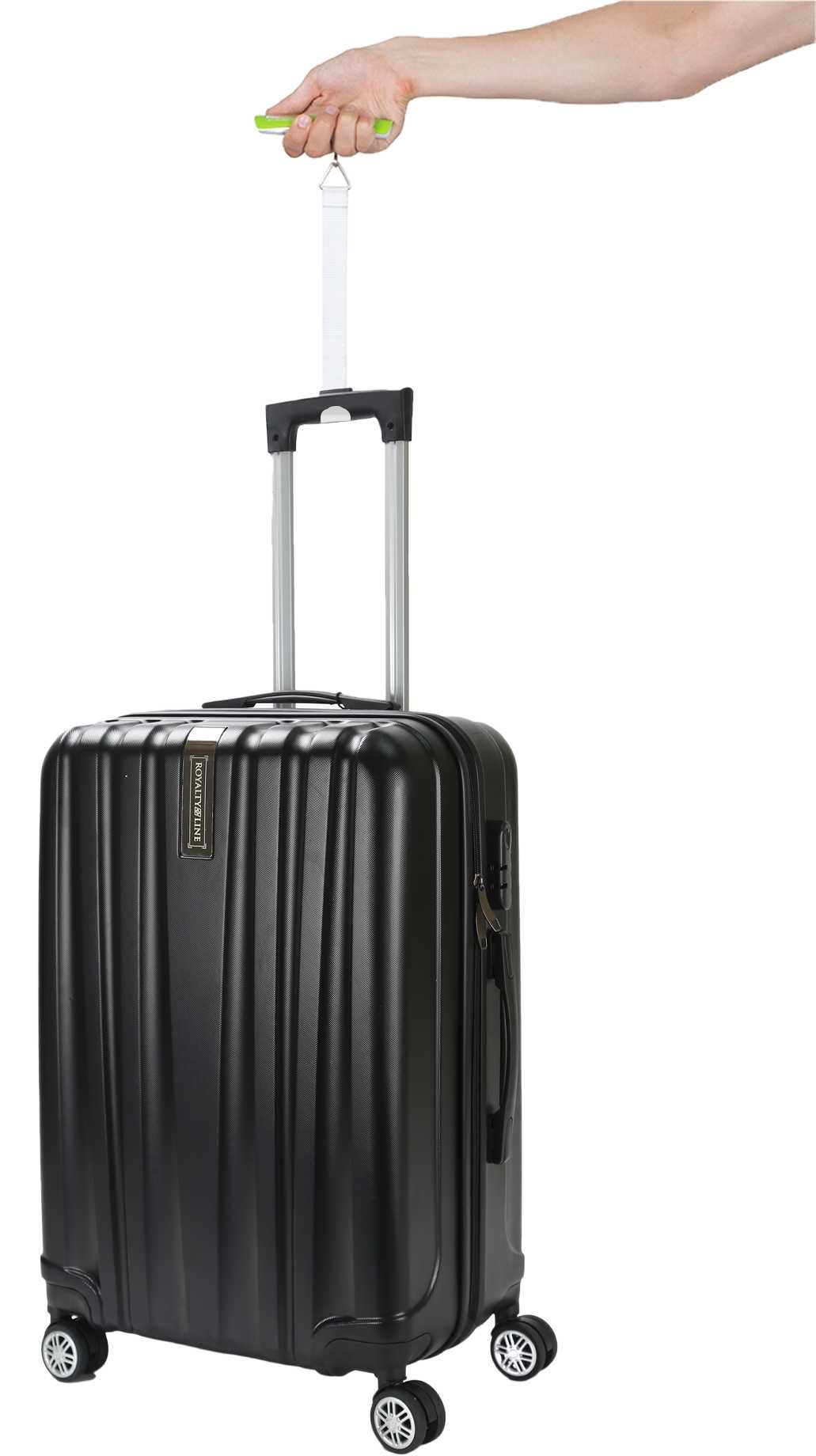 Zestaw walizek podróżnych 3 sztuki L XL XXL na kółkach + Waga bagażowa