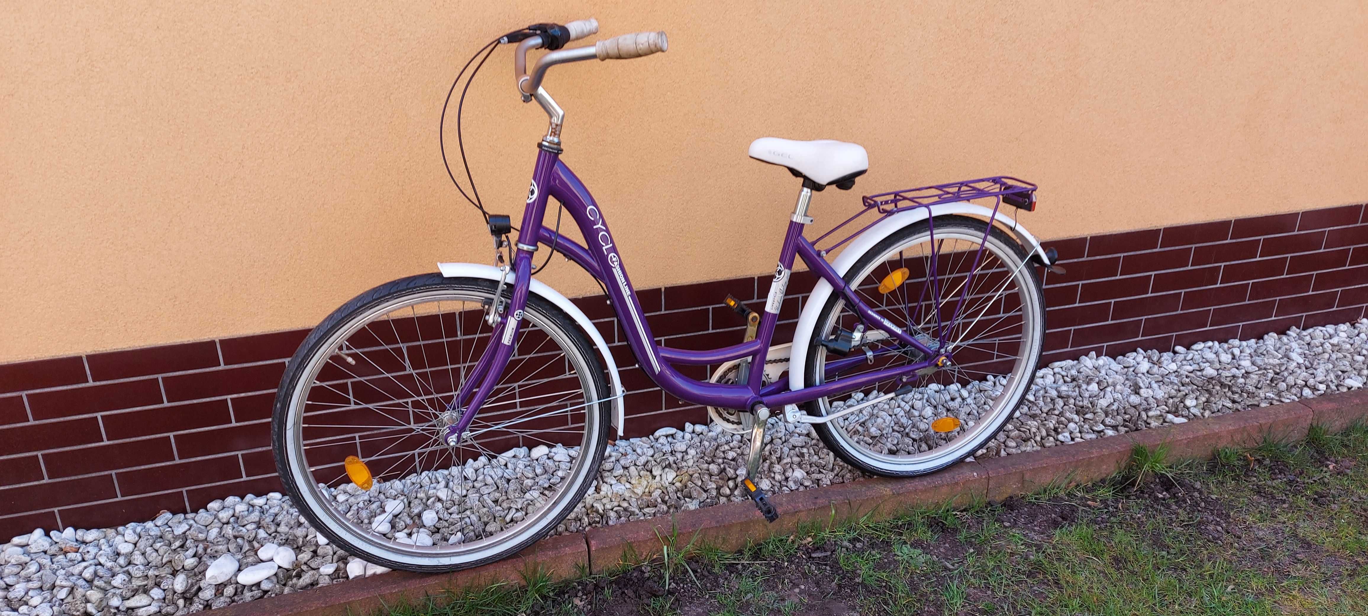 rower miejski damski CYCLE koła 26 Nexus 3 LED