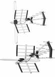 Antena TV DVB-T2Combo 4 K HD zestaw 2 TV LB900 AX900
+Maszt uchwyt