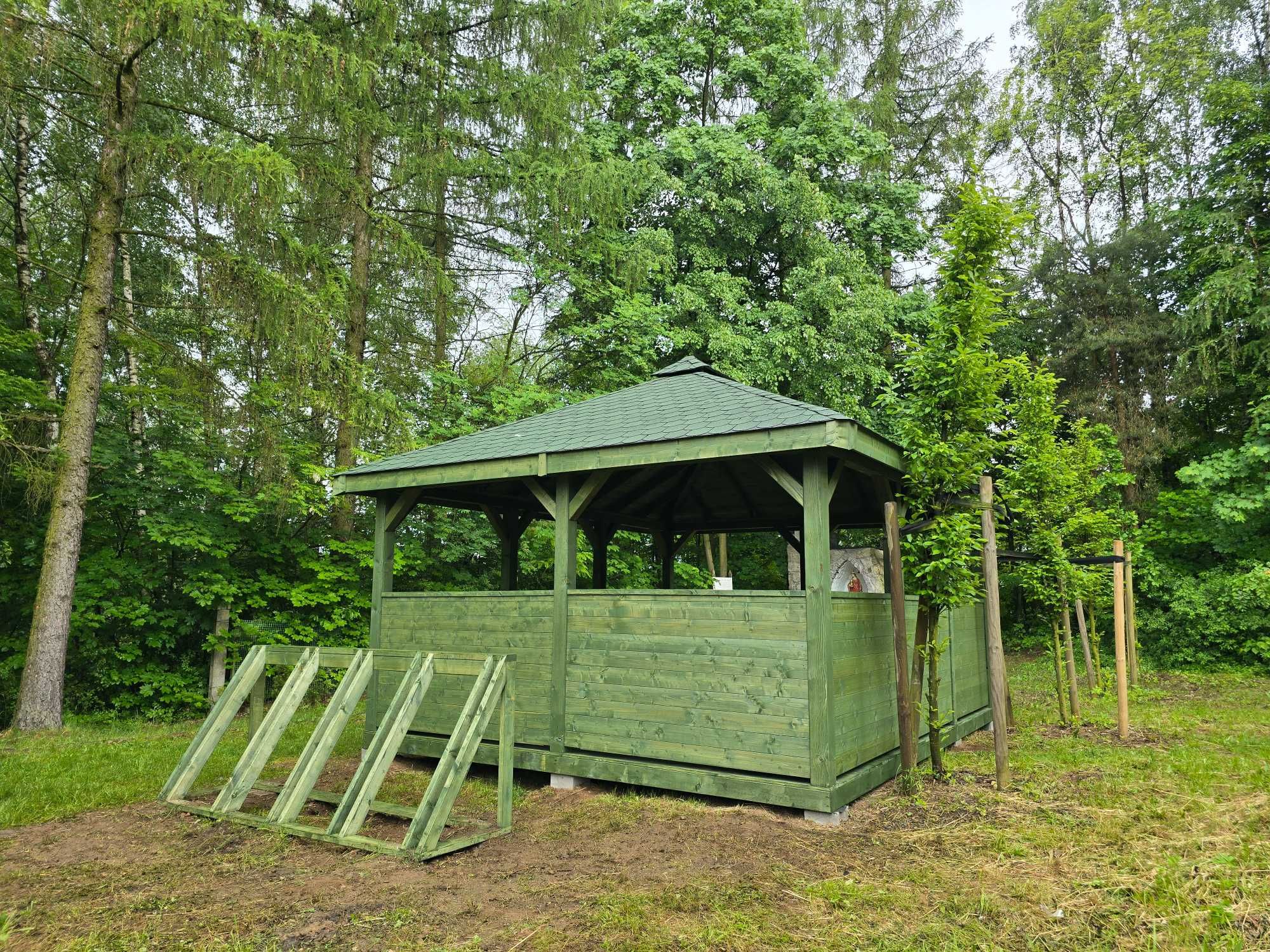 Nowoczesna Altana Ogrodowa "BIESIADNA" 8 X 4
