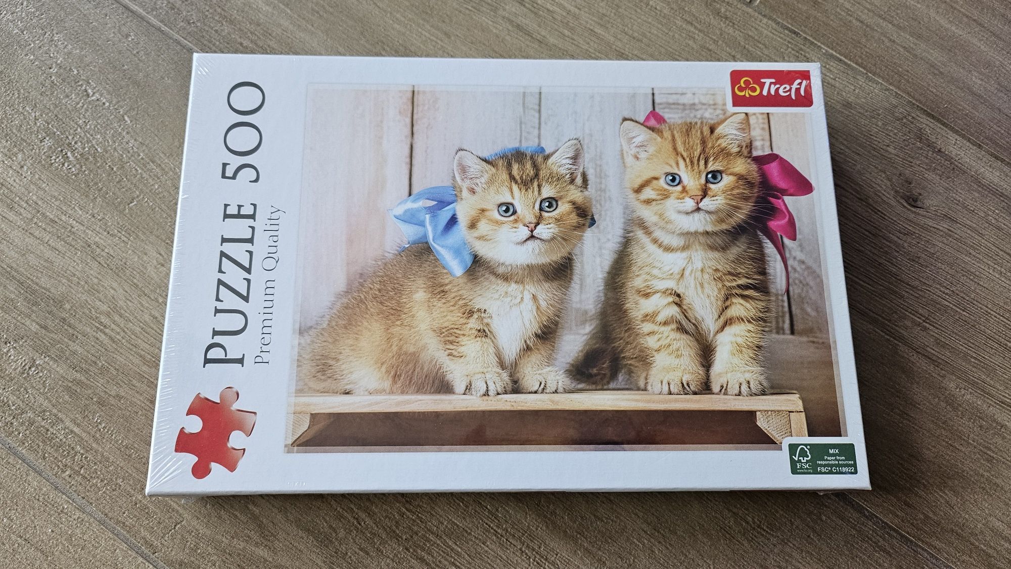 Puzzle kotki 500 elementów Nowe