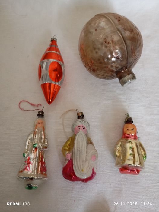 Ёлочные игрушки СССР