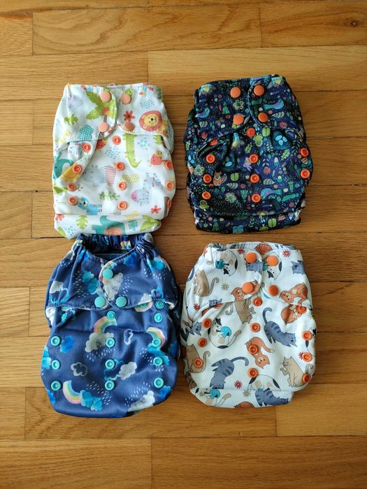 Fraldas reutilizáveis AIO (all-in-one) Smart Bottoms