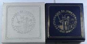 100 escudos Restauração de Portugal Prata Proof