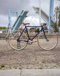 Bicicleta Estrada Chelo Cycles Roxa Customizada