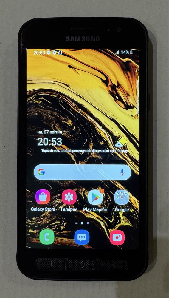 Смартфон Samsung Galaxy Xcover 4S 3/32Gb Dual Sim Black