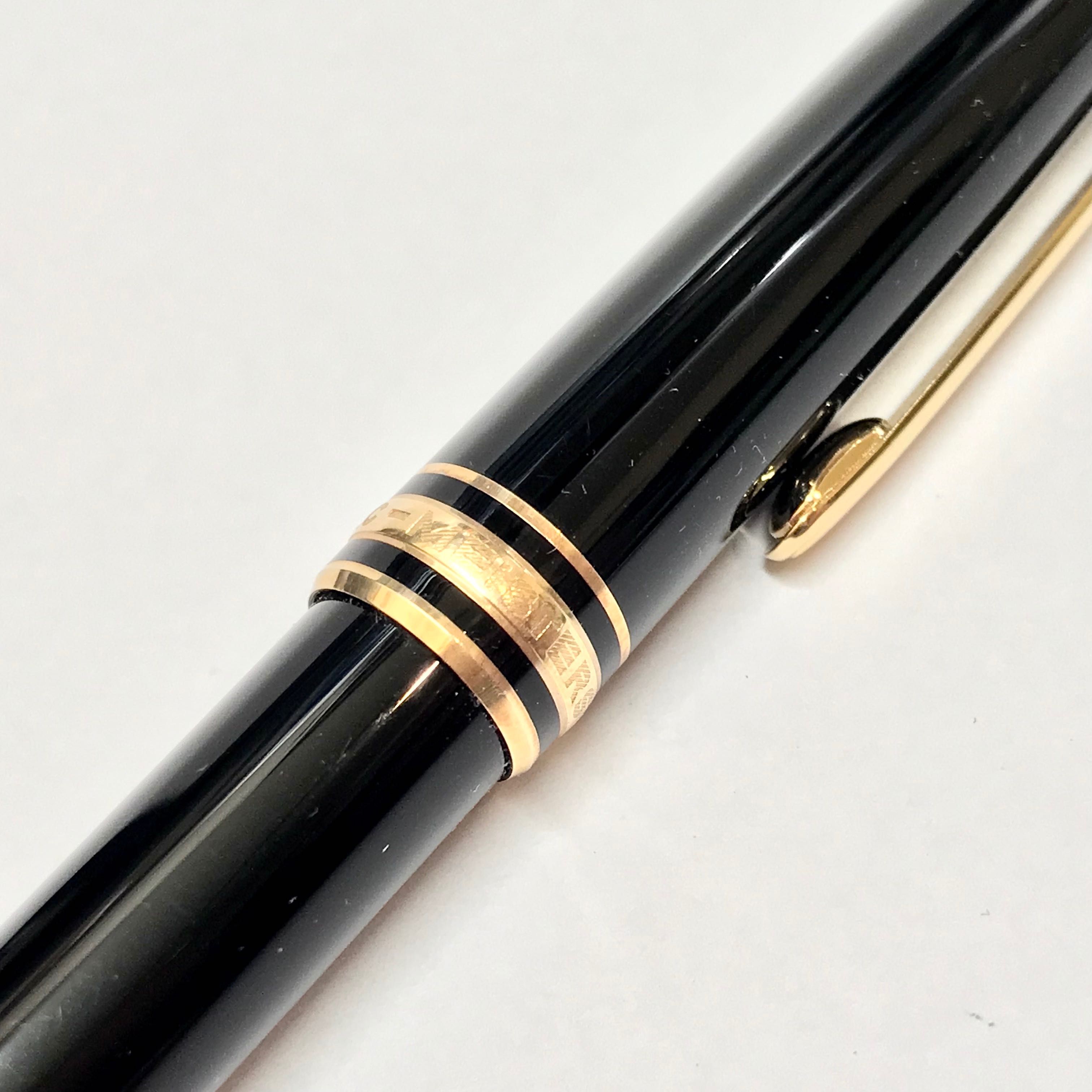 MONTBLANC MeisterStück 163 Classique GOLD pióro kulkowe ORYGINAŁ kompl