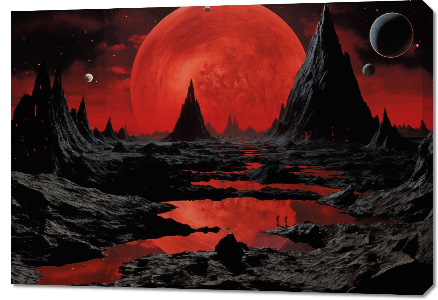 Obraz 100x70cm Pełnia w Oddalonych Krainach