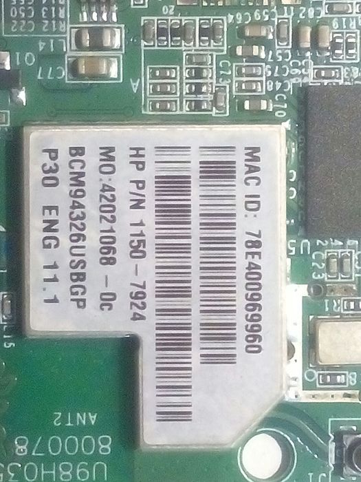 Placa Wireless RSVLD-O6O8 para impressora HP