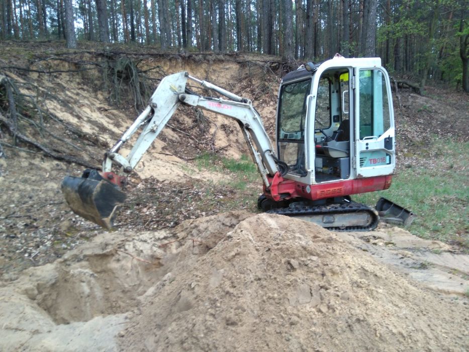 Usługi minikoparka koparka wywrotka Bełchatów Szczerców Zelów + - 30km