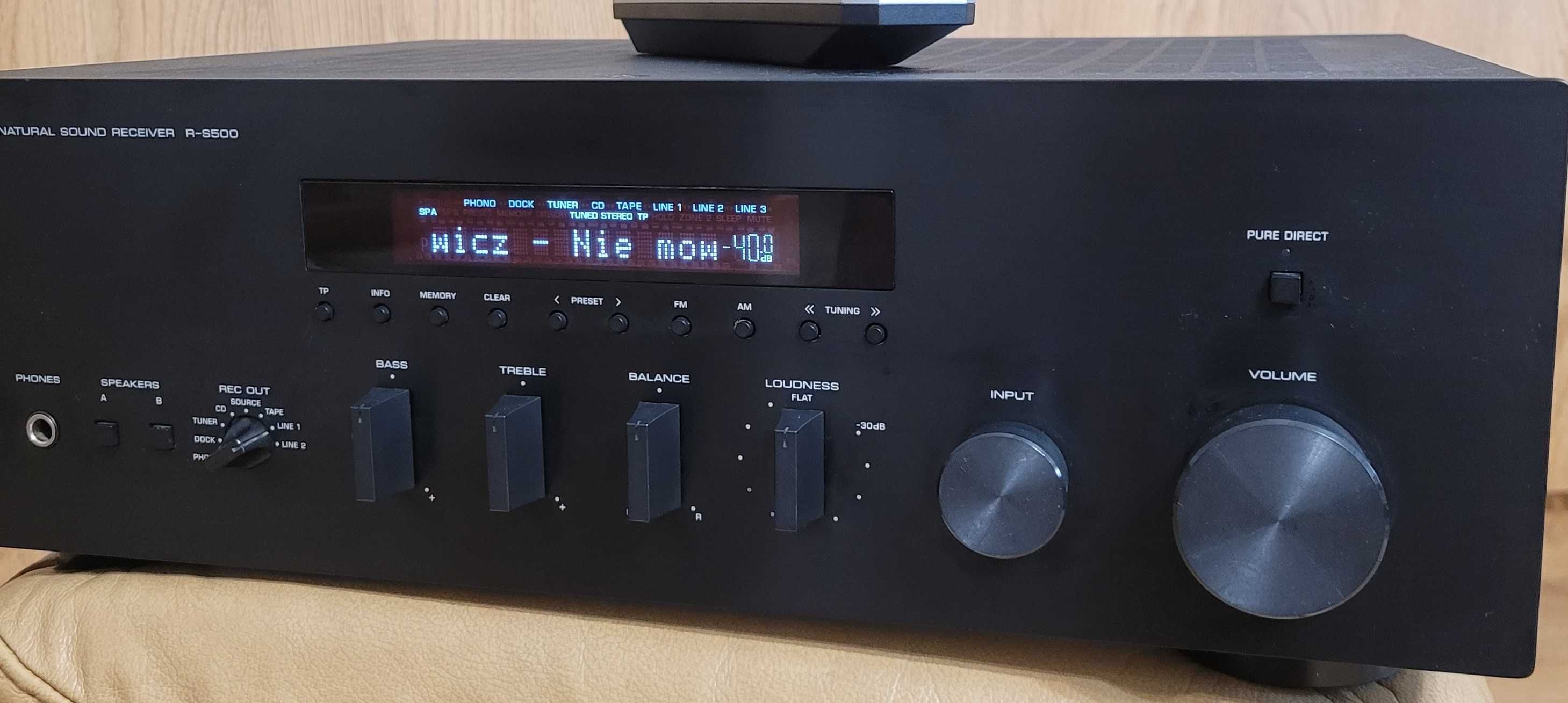 Yamaha R-S500 amplituner stereo z pilotem