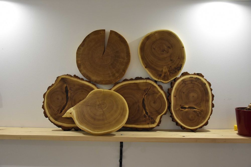 Plaster drewna, taca ozdobna (akacja, dąb),deska do serwowania potraw