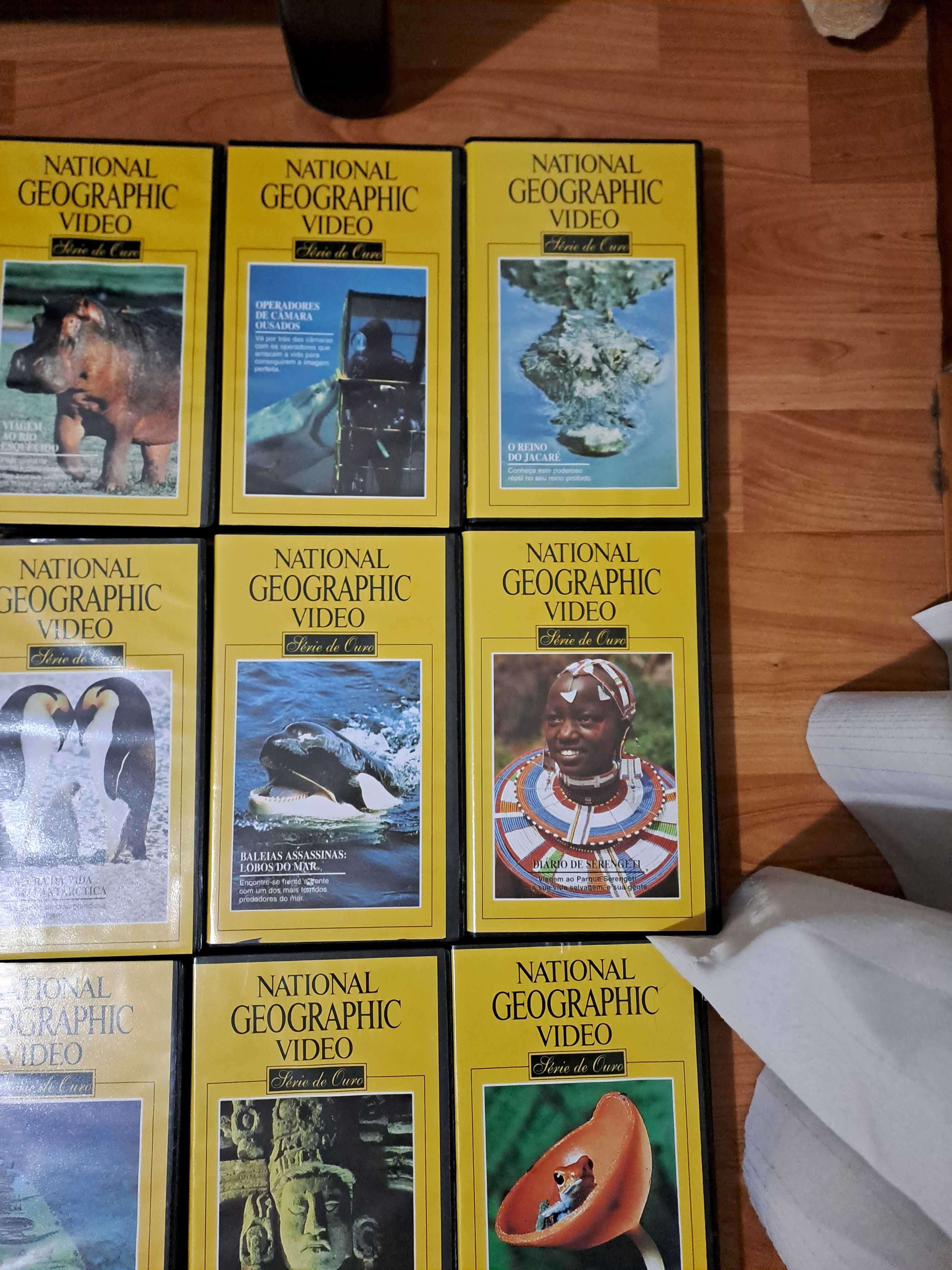 Coleção completa de cassettes National Geographic "Série de Ouro"