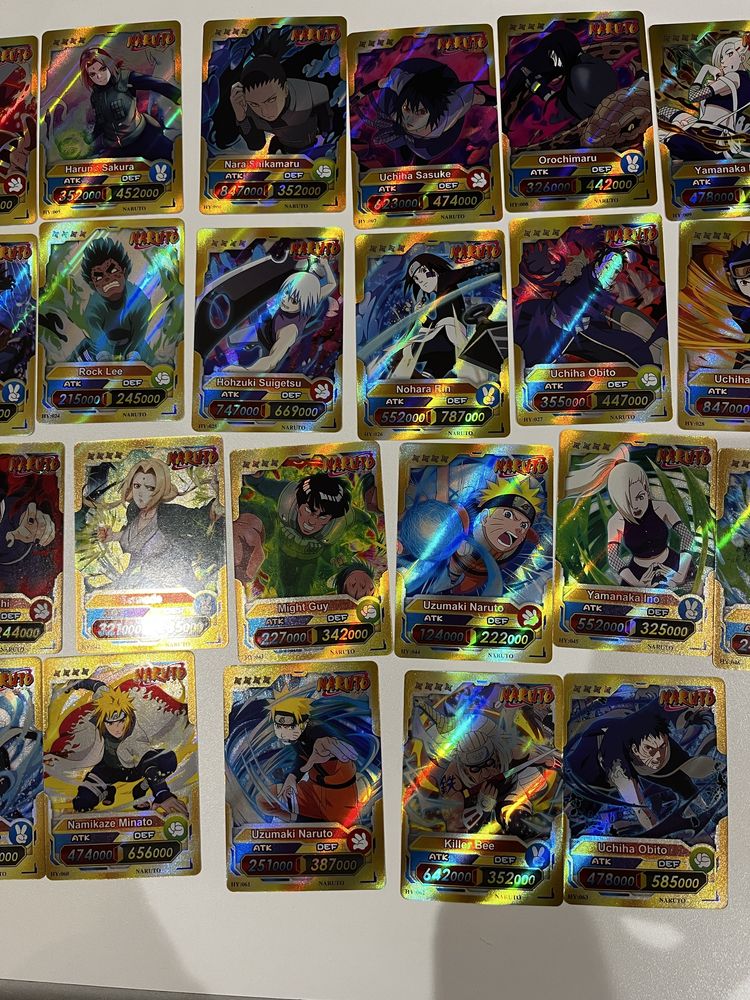 Karty naruto od 001 do 064