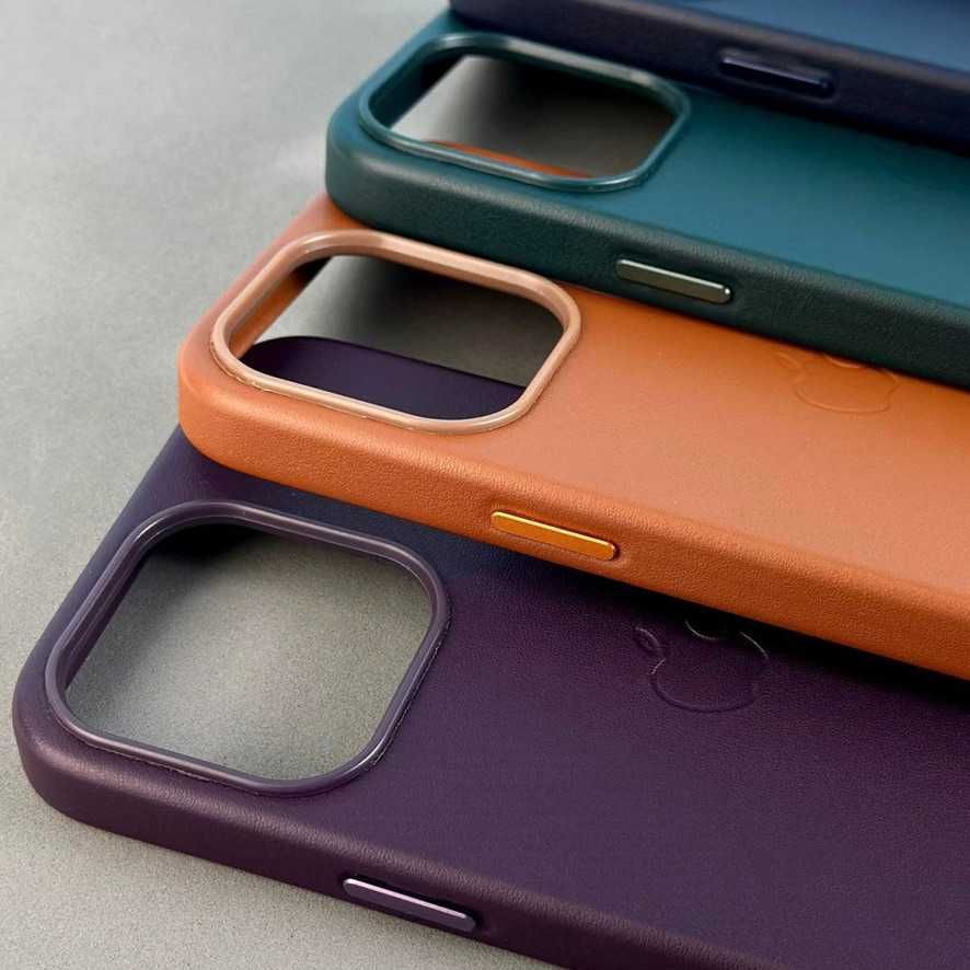 Шкіряний чохол для iPhone 14 Pro Max | Кожаный чехол на Айфон 14 Про