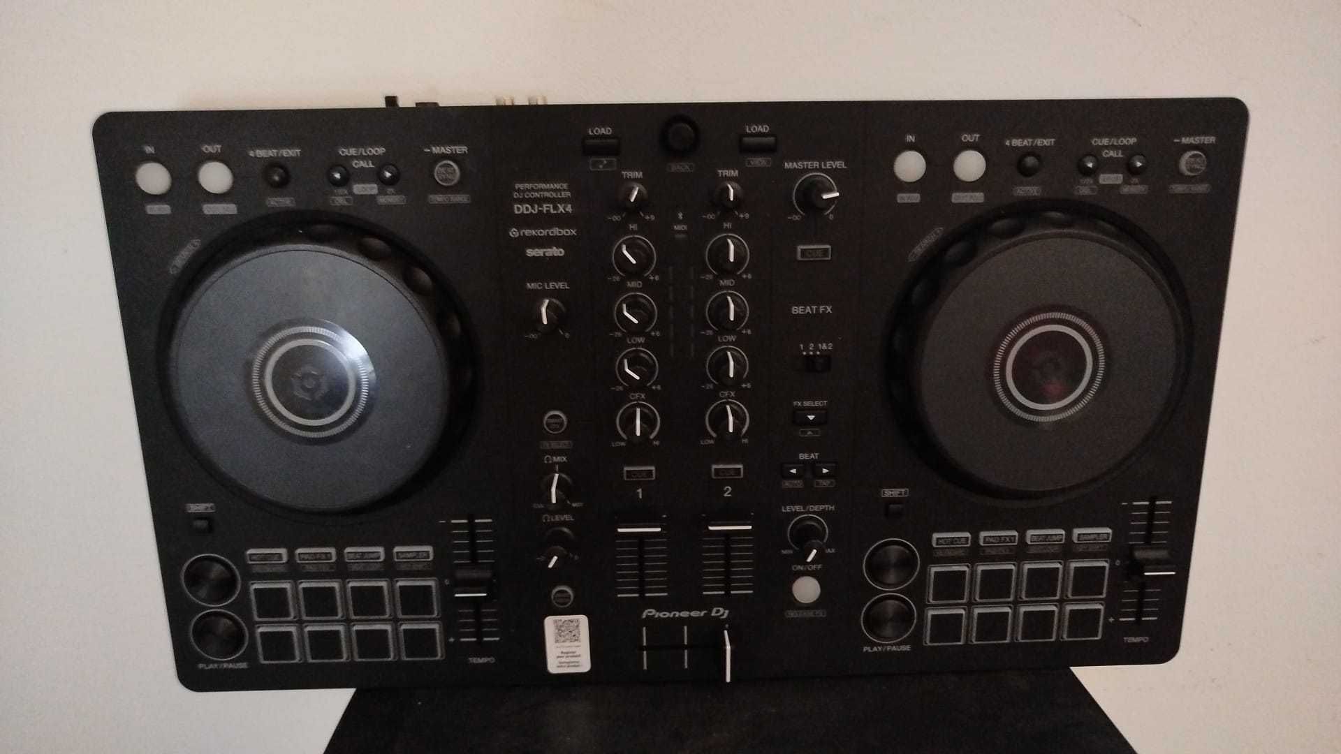 DDJ flx-400 + monitor de áudio MK2 + fone Rolland