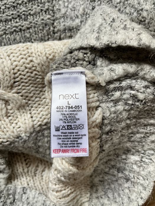 Светр шерсть Next тепла кофта