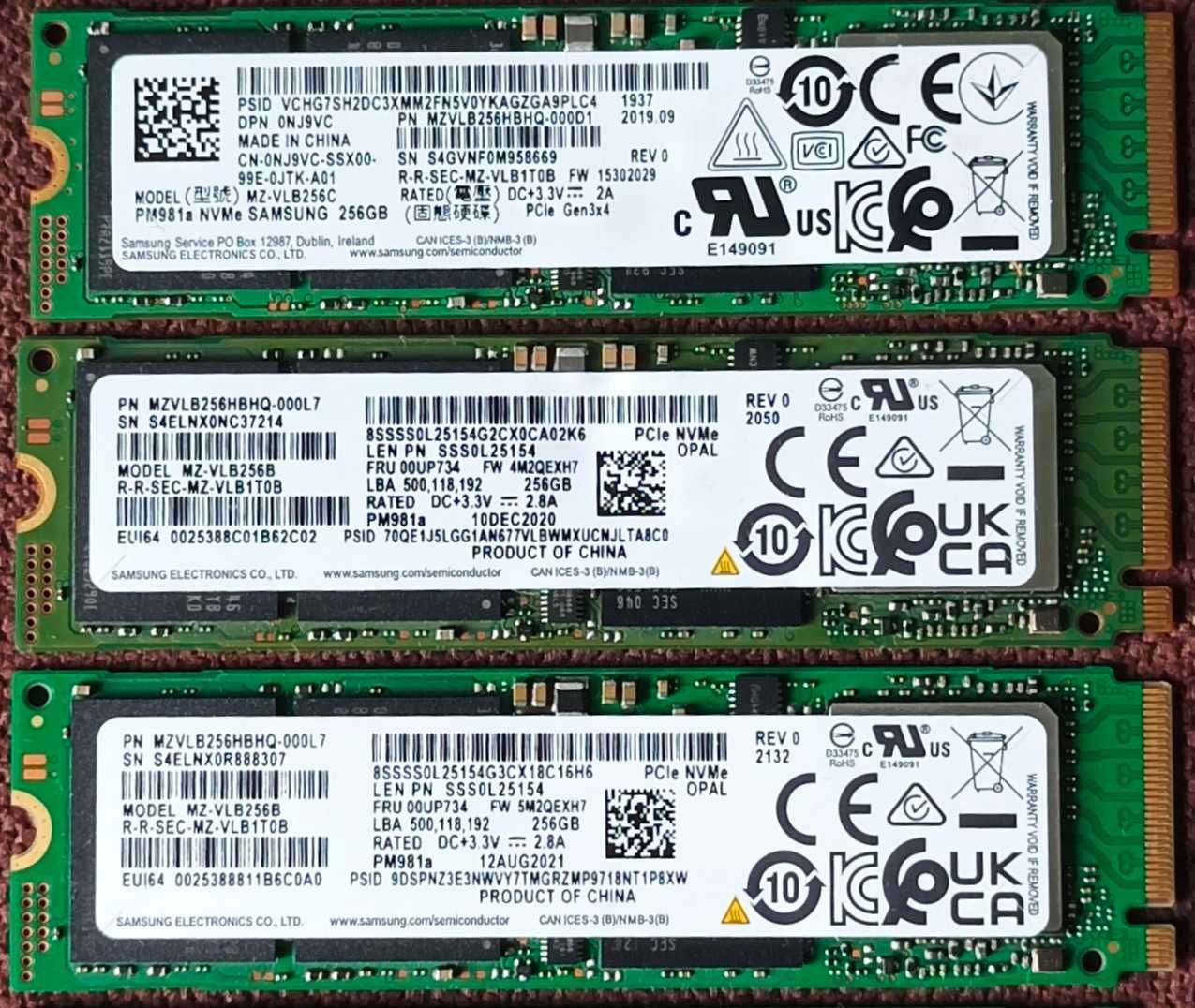 SSD M2 NVME/SATA3 256/512/1TB -2TB