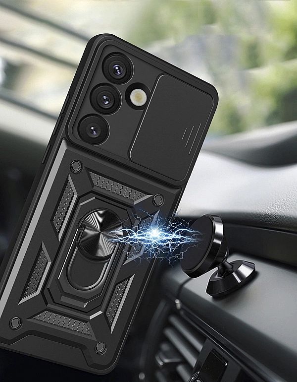 Etui pancerne Hybrid Armor Camshield z osłoną aparatu i metalowym ring