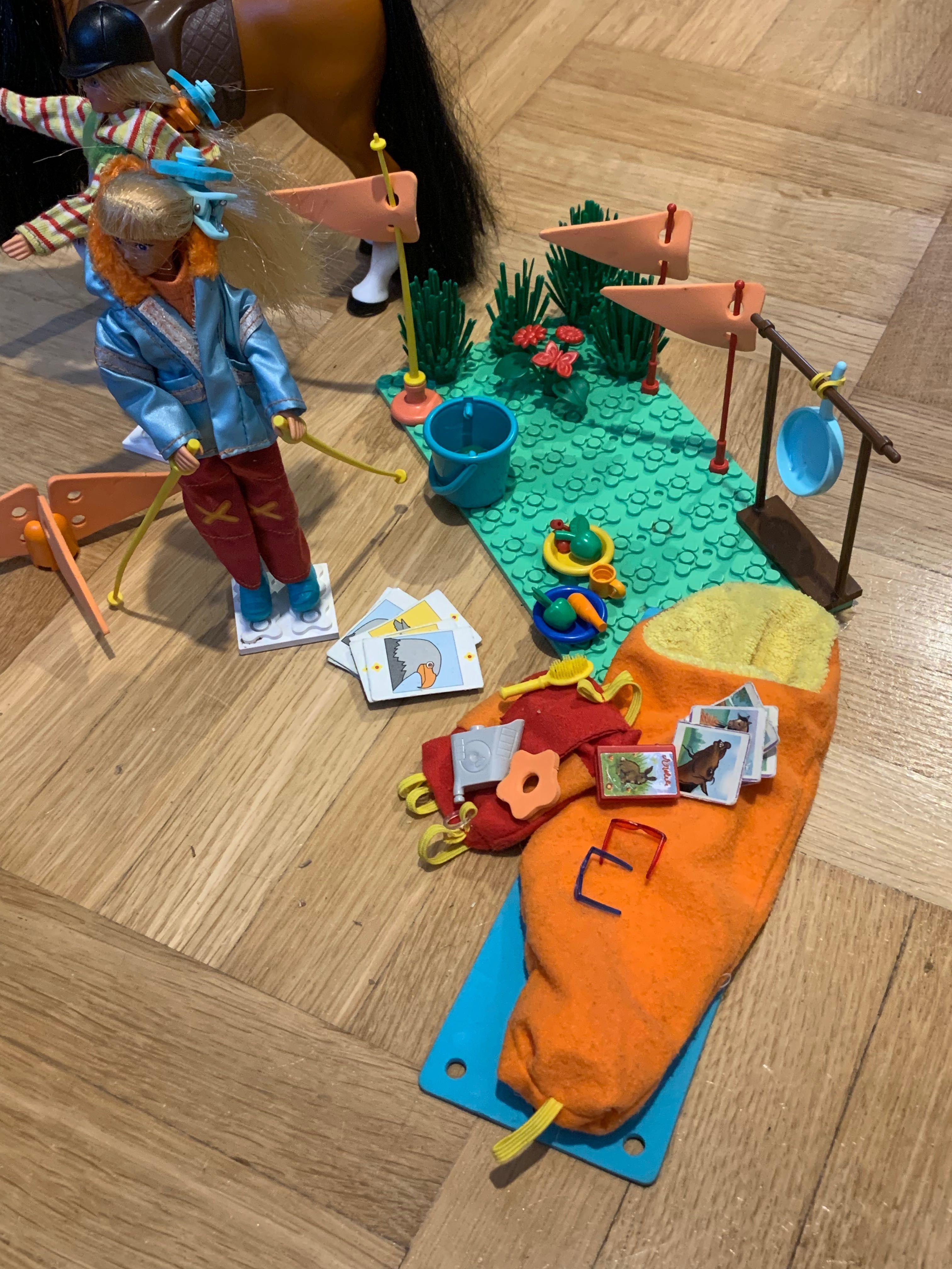 Lego Scala, zestaw lalki plus koń- 2 figurki plus koń