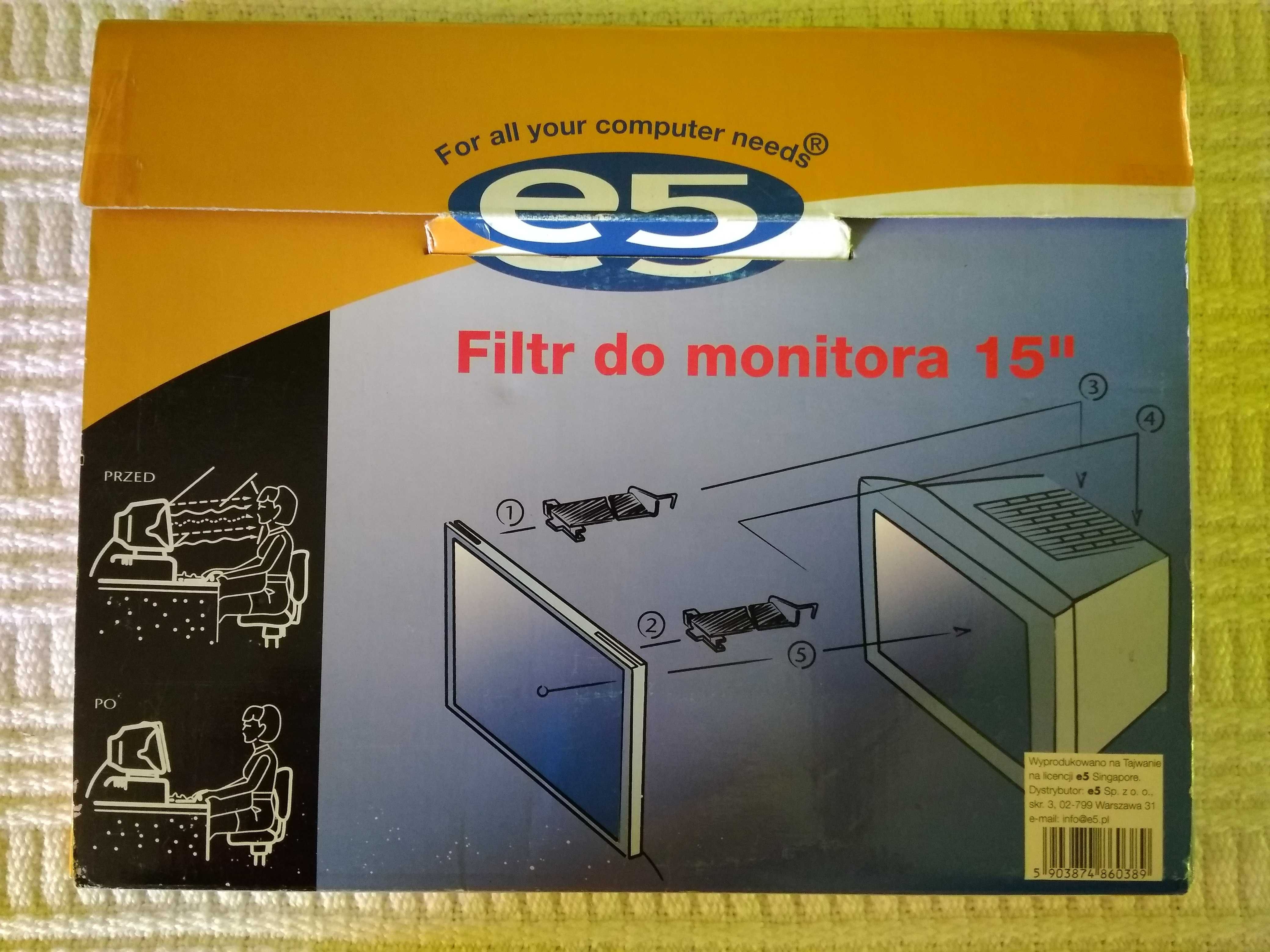 Monitor Samtron 56E, 15", Filtr do monitora 15"