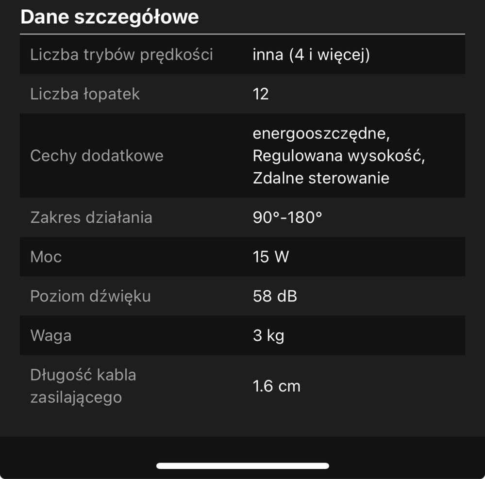Wentylator Xiaomi smart standing lite 2