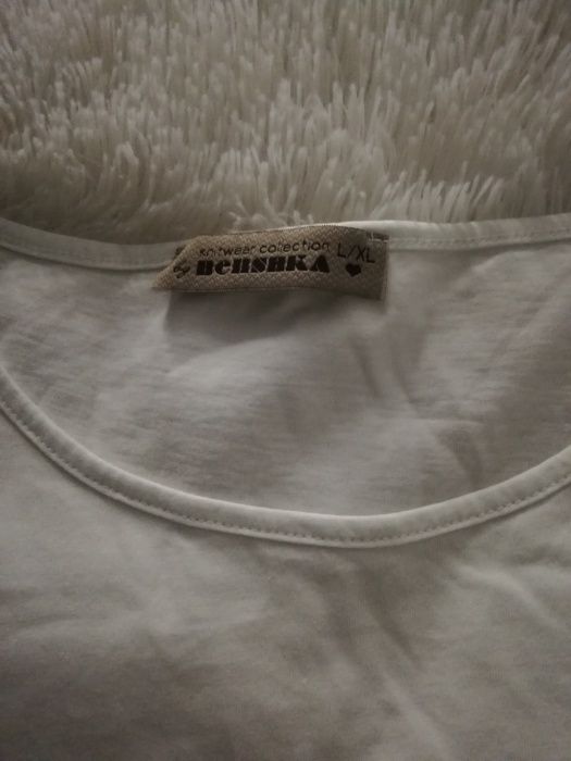 koszulka BERSHKA L/XL biała M/L/XL biała l