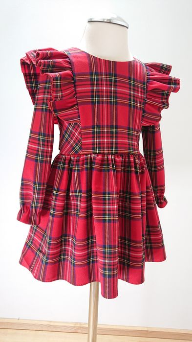 Sukienka czerwona, święta rozmiar 86 - 128